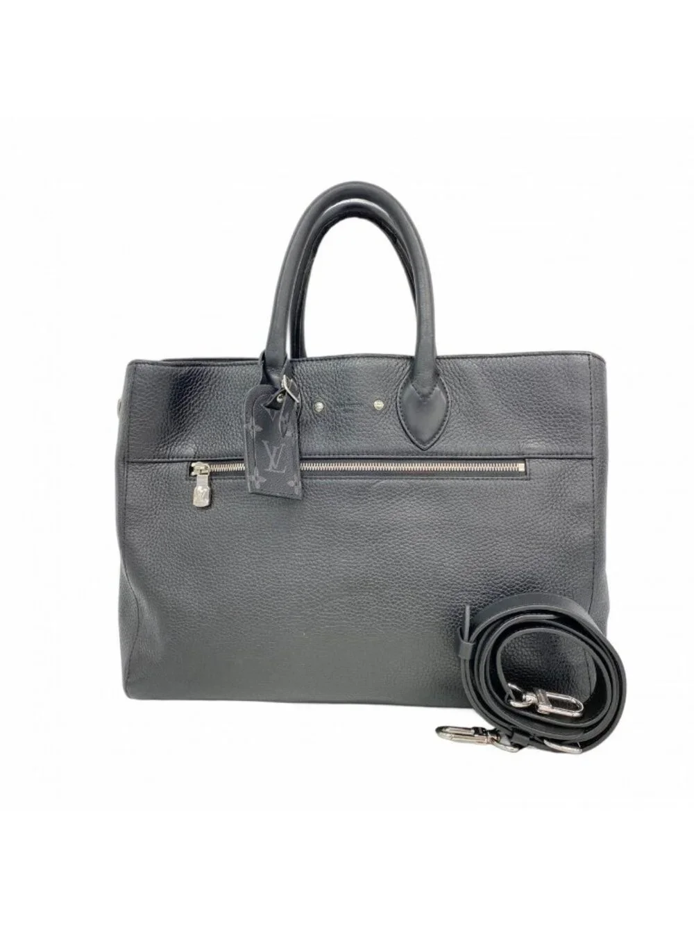 Louis Vuitton Business Bag Taurillon Cabas Black 2-Way